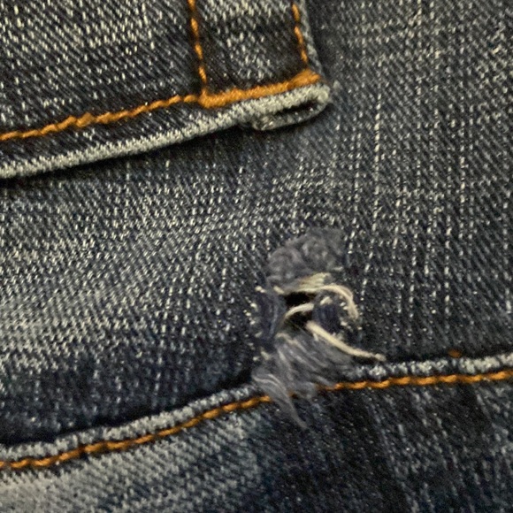 Gently used low rise jeans in size 7/8 - Picture 7 of 9